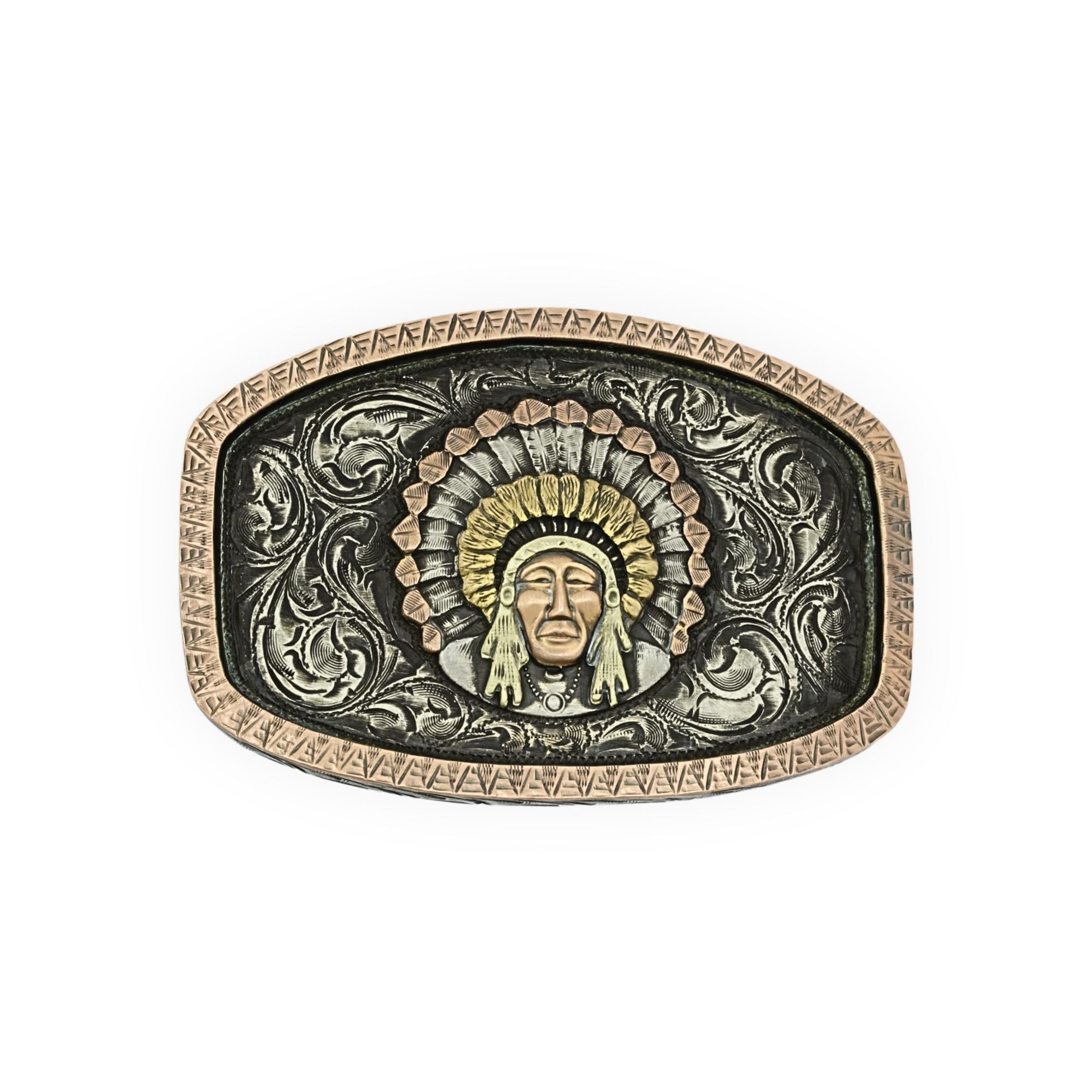 1884 Chief Red Wolf - Three-Color Gold