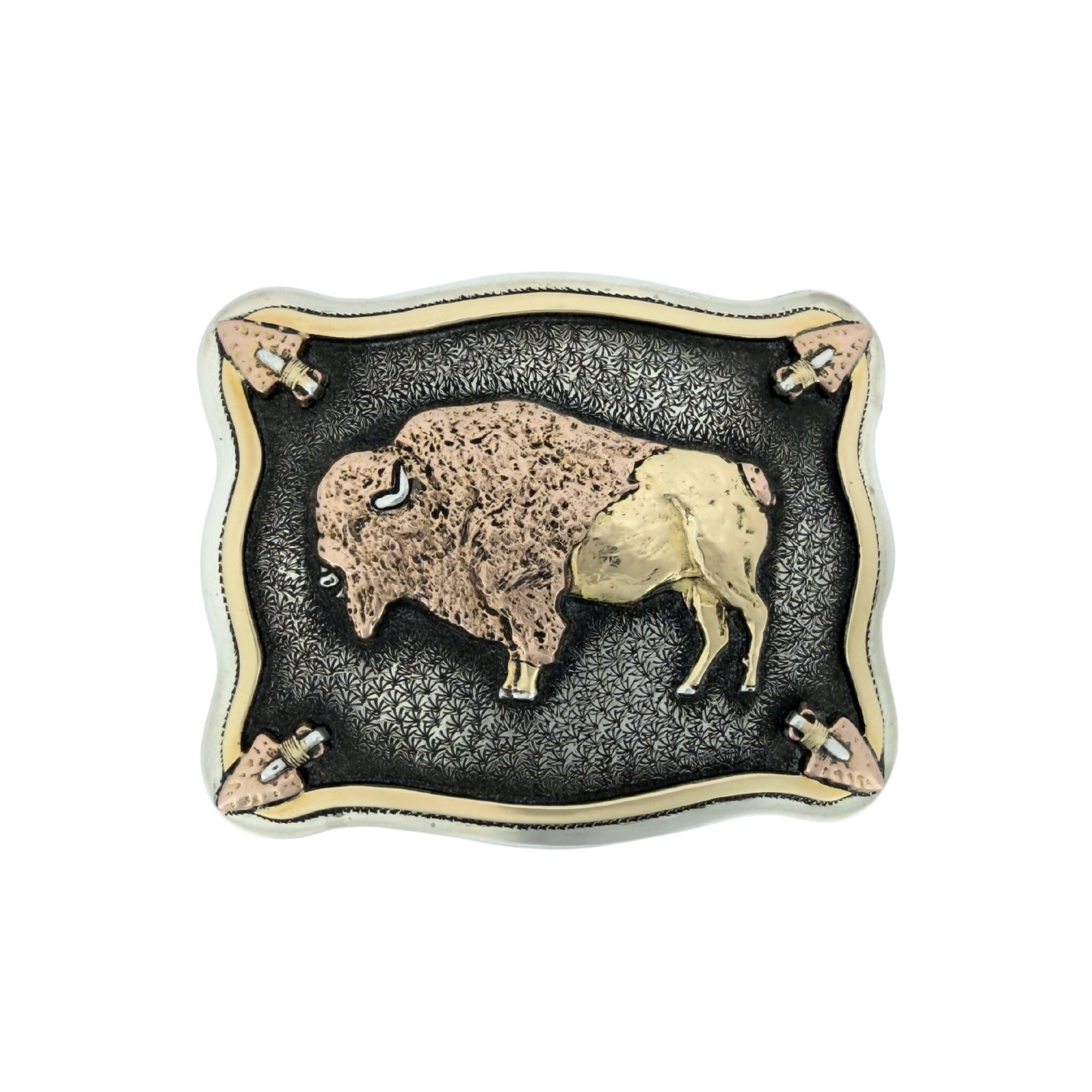 4 Point Buffalo - 2-Color Gold