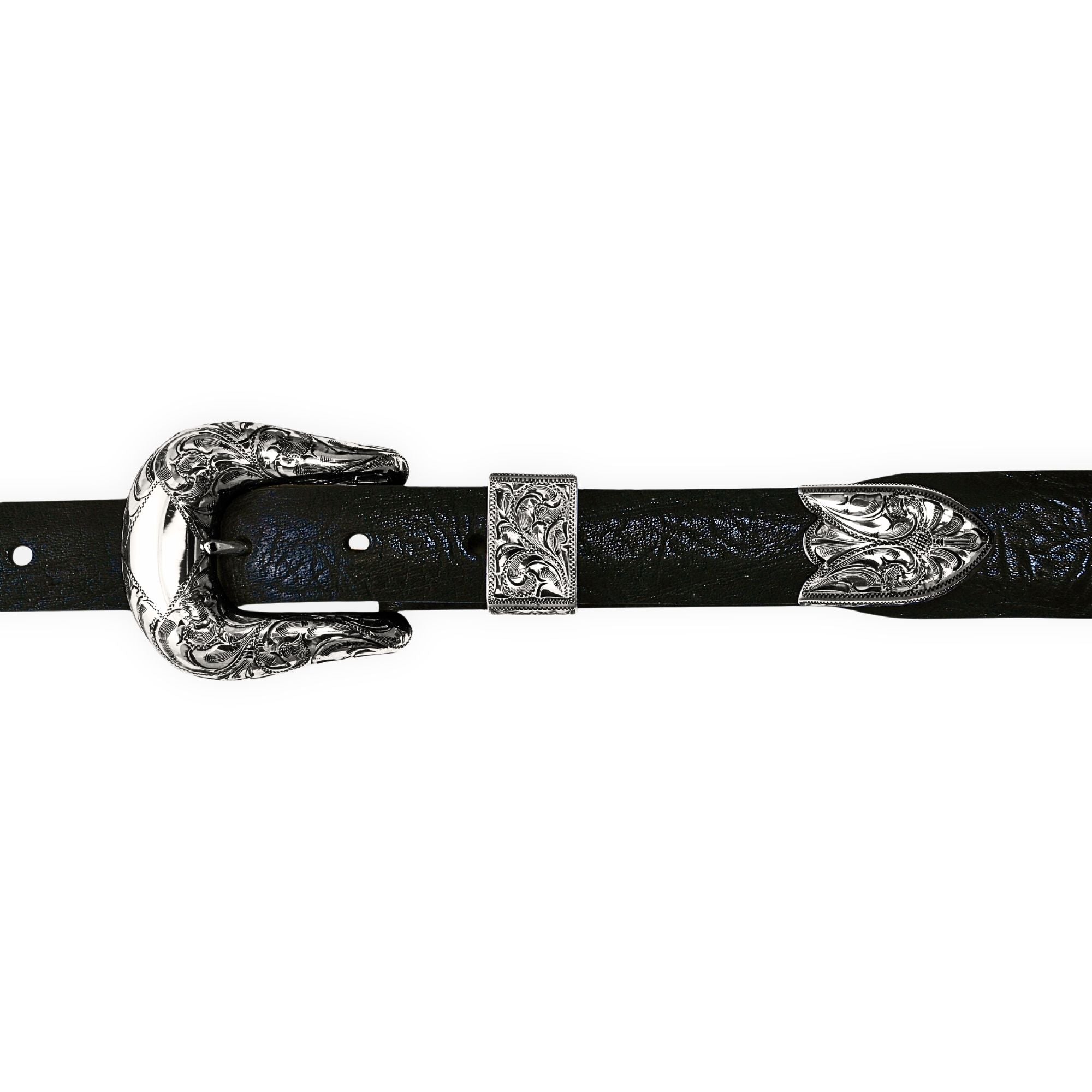 Fully Engraved Bohlin buckle set known as the No. 5