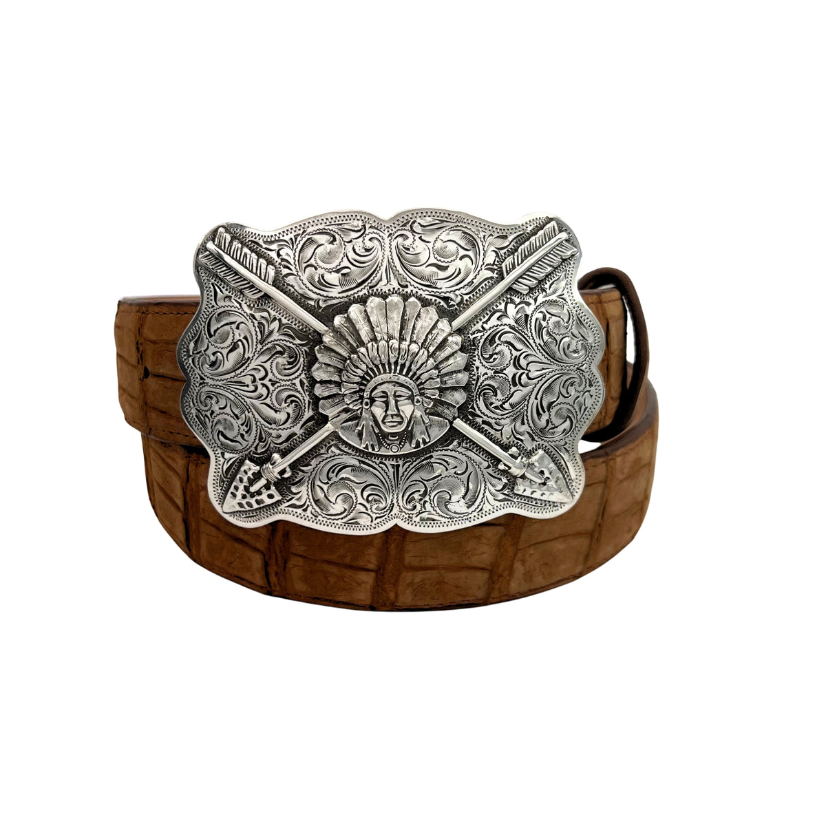 566 Chief Red Wolf - Sterling Silver