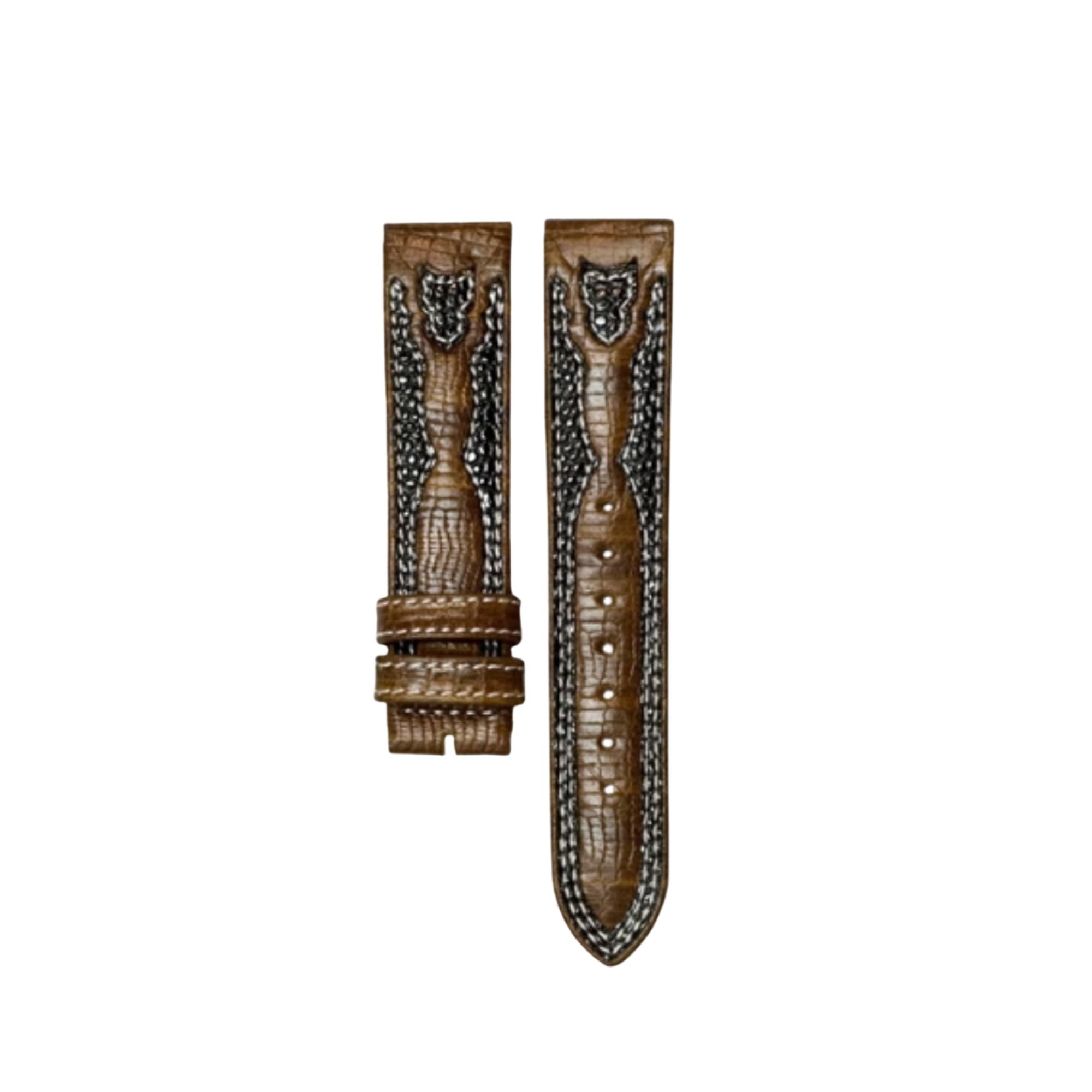 Black Brown Leather Band