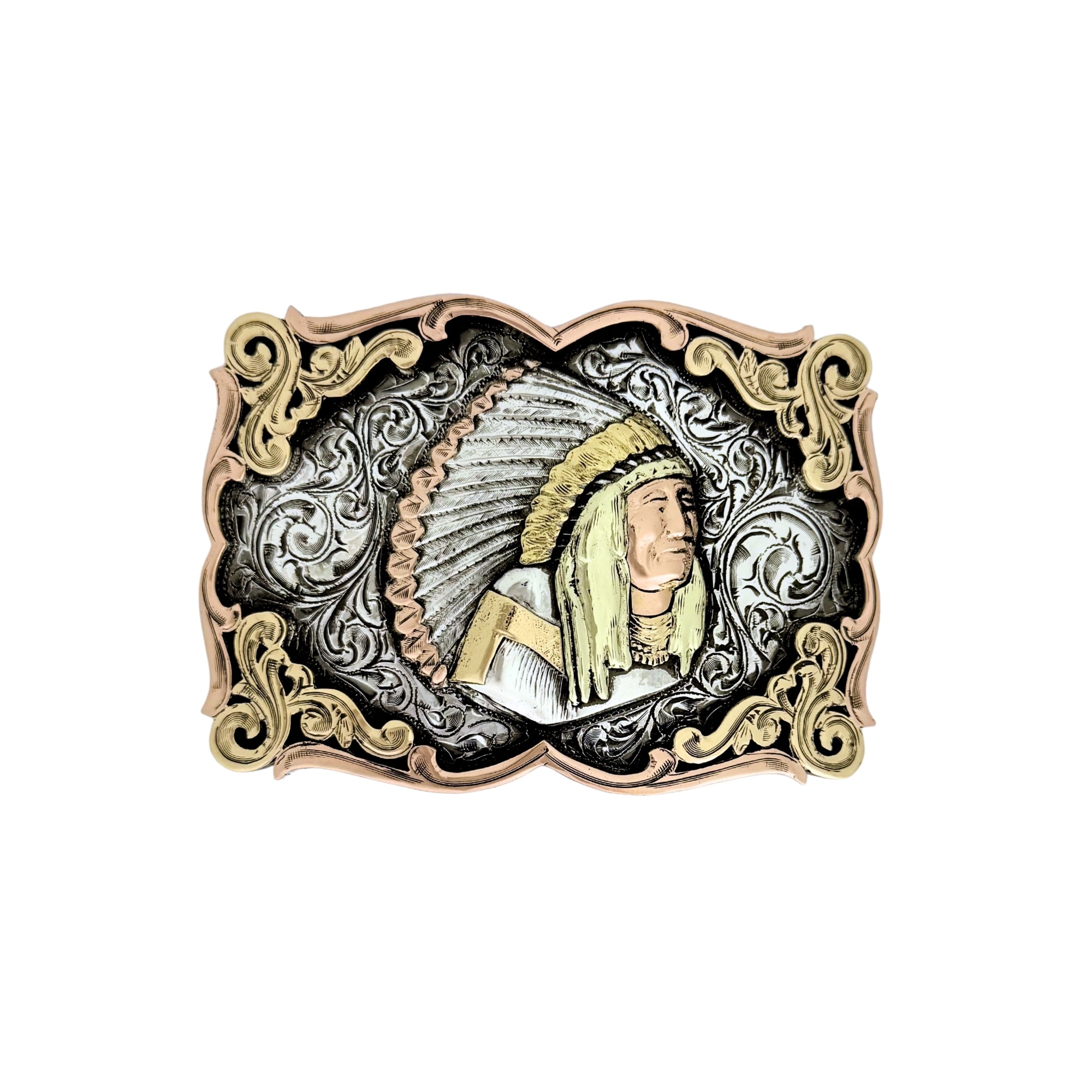 Chief Red Wolf – 3-Color Gold