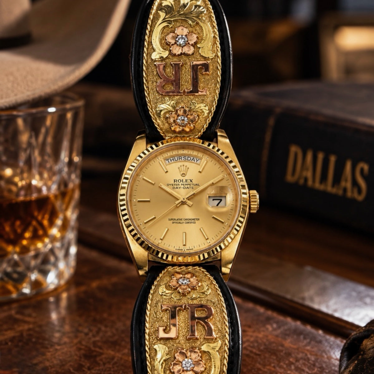 JR Watch Band - 18kt Gold
