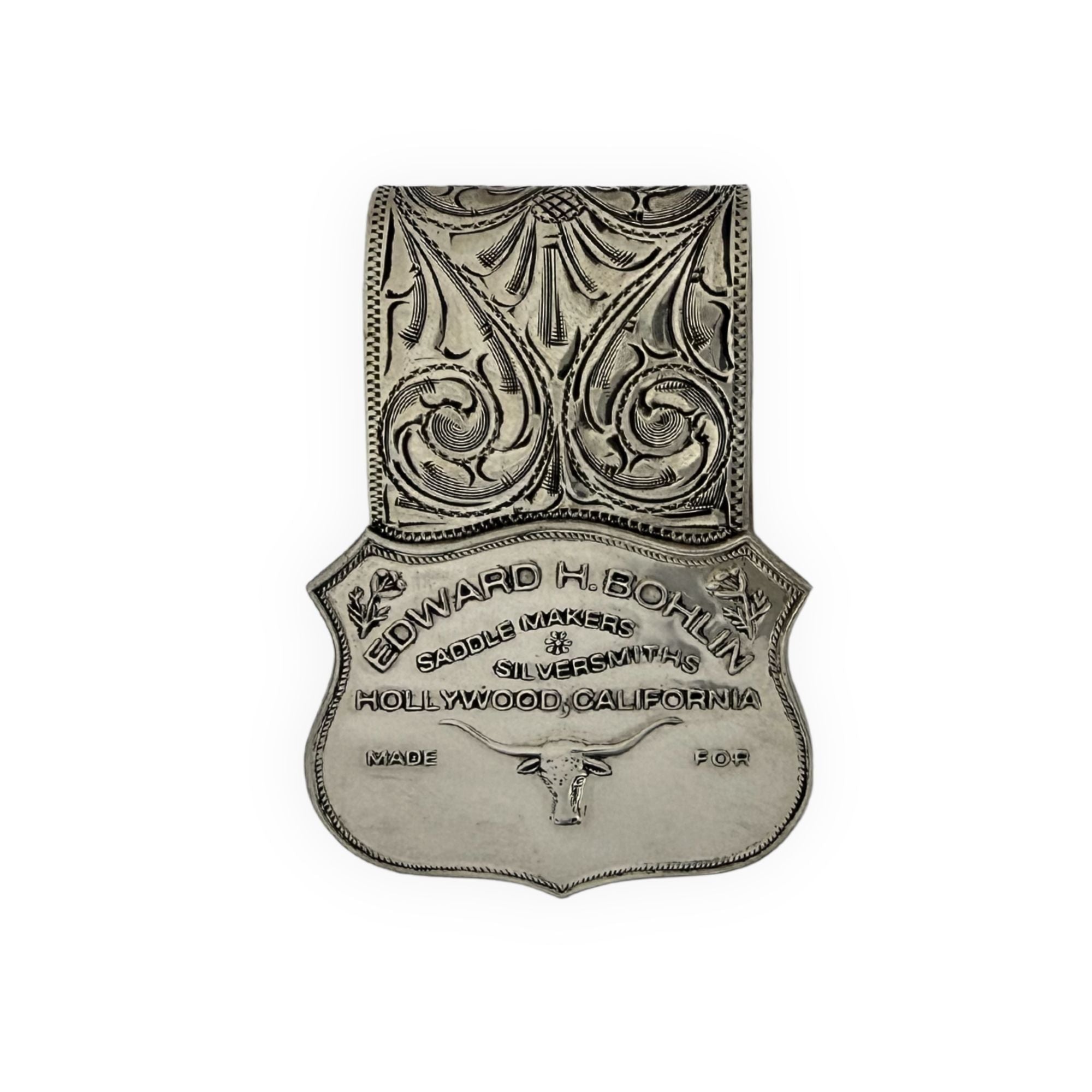 Seatplate Money Clip - Sterling Silver