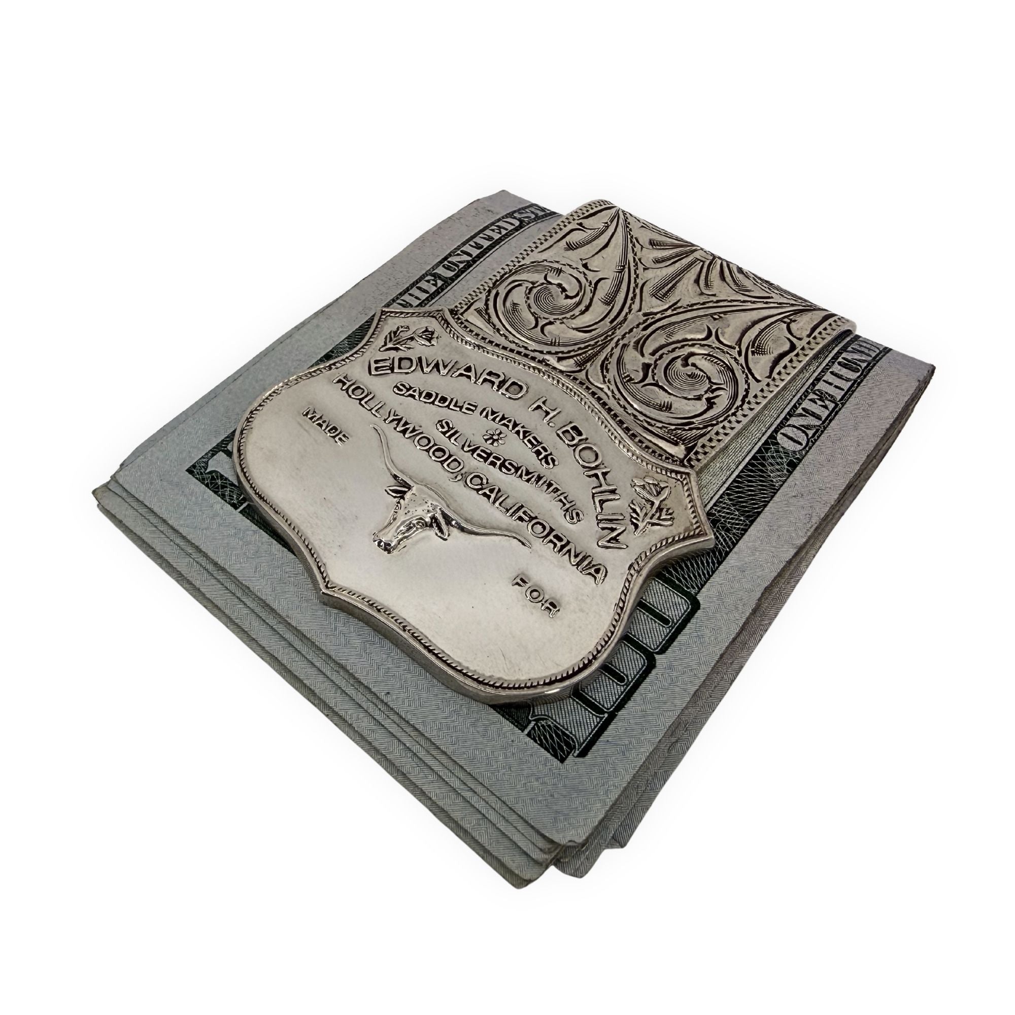 Seatplate Money Clip - Sterling Silver