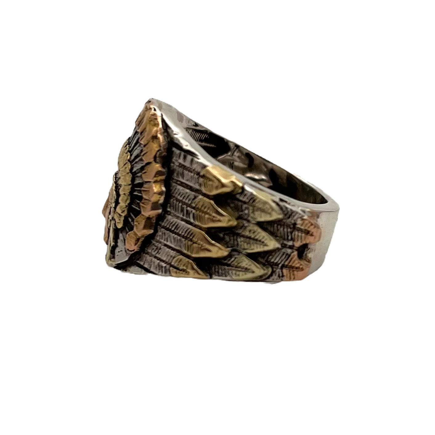 Chief Red Wolf Feather Ring G3 image 2