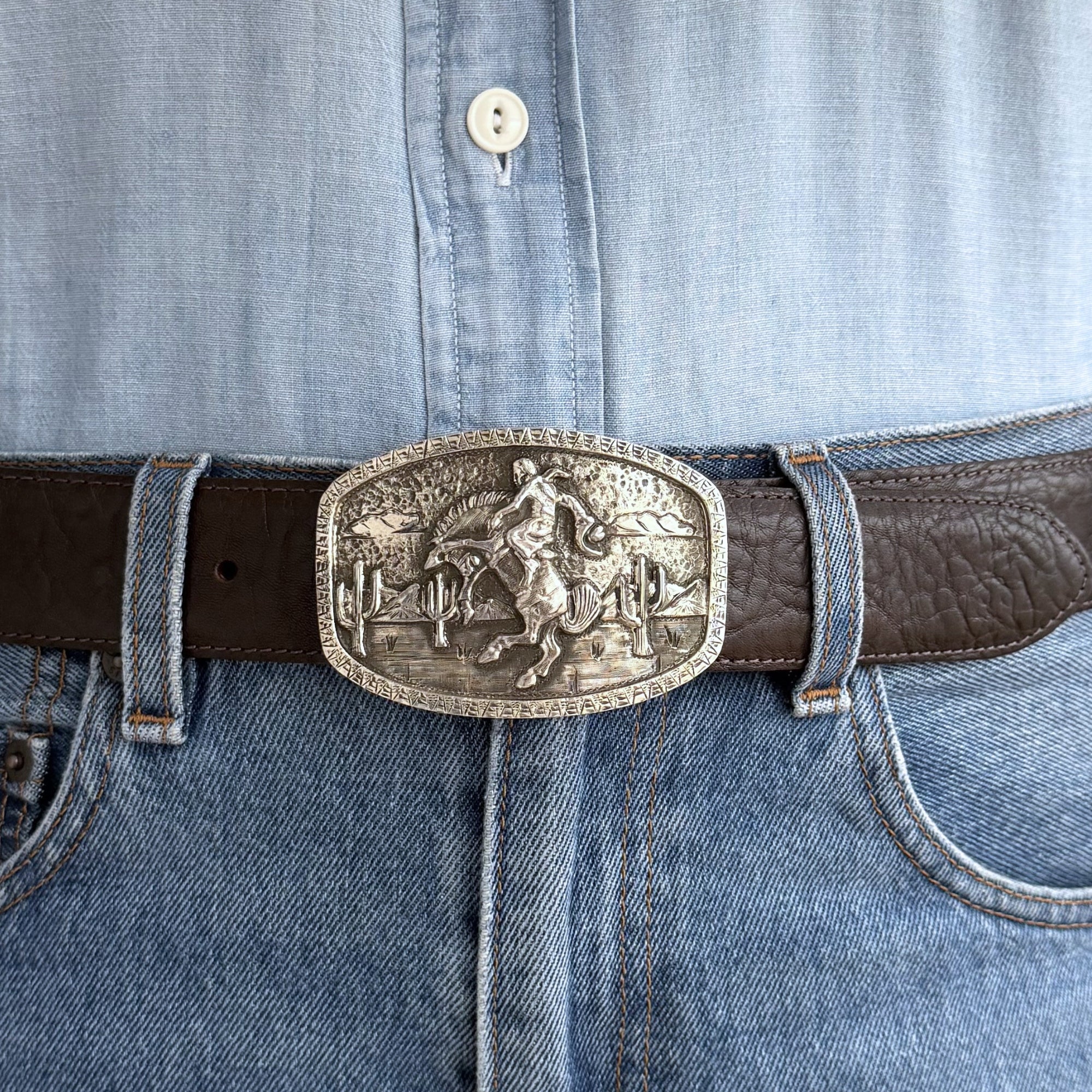1884 Arizona Bucking Horse - Sterling Silver