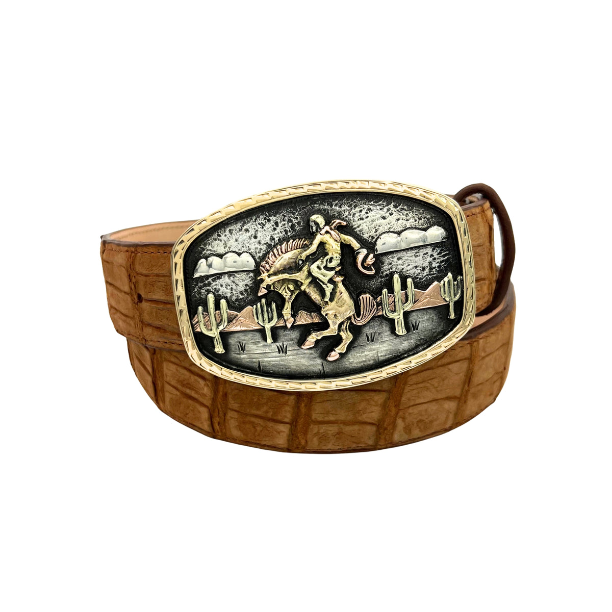 1884+ Arizona Bucking Horse - Three-Color Gold
