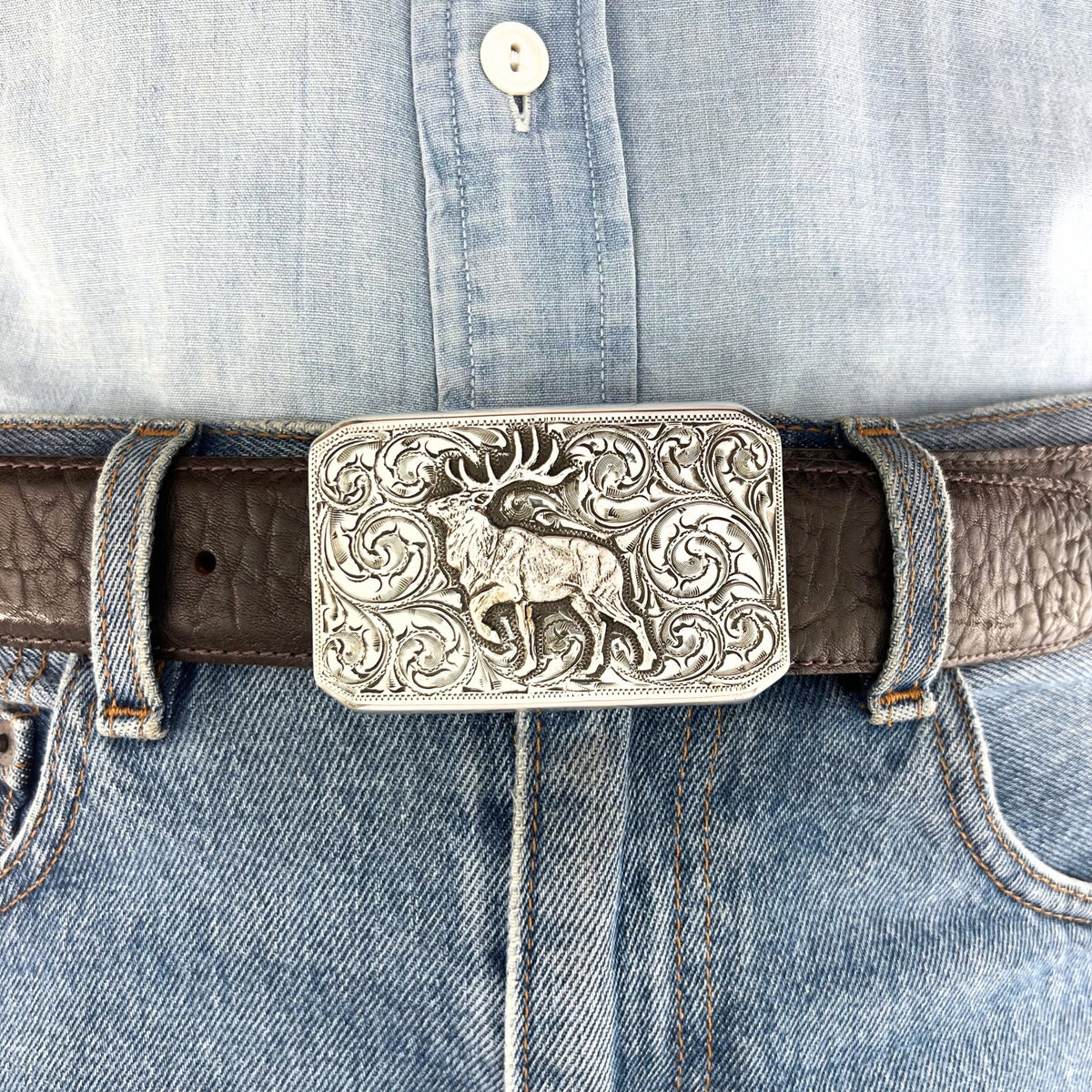 466 Cody Elk - Sterling Silver