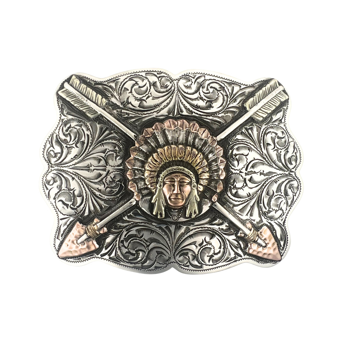 566 Chief Red Wolf - 3-Color Gold