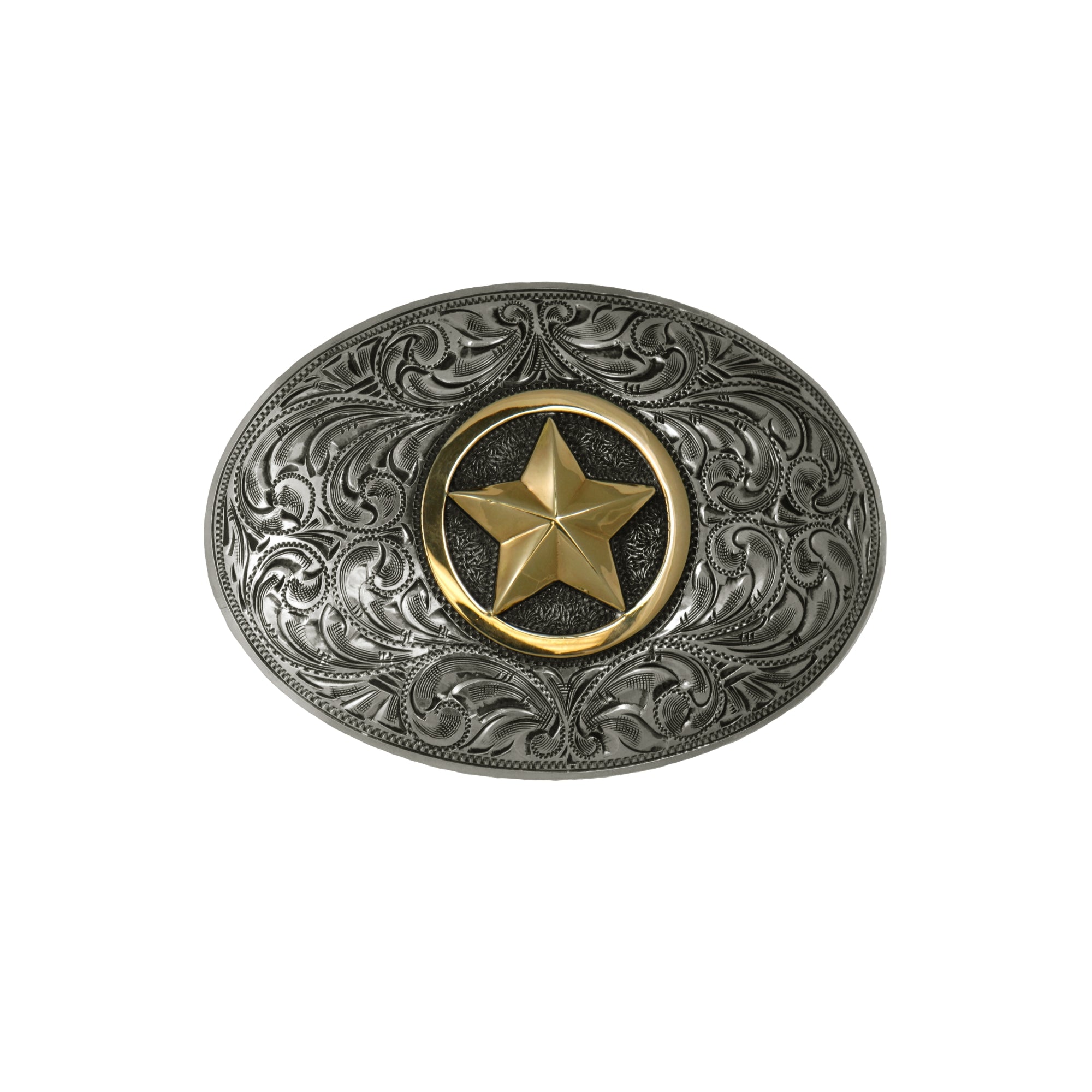 5PT Oval - Sterling Silver & 14kt Gold