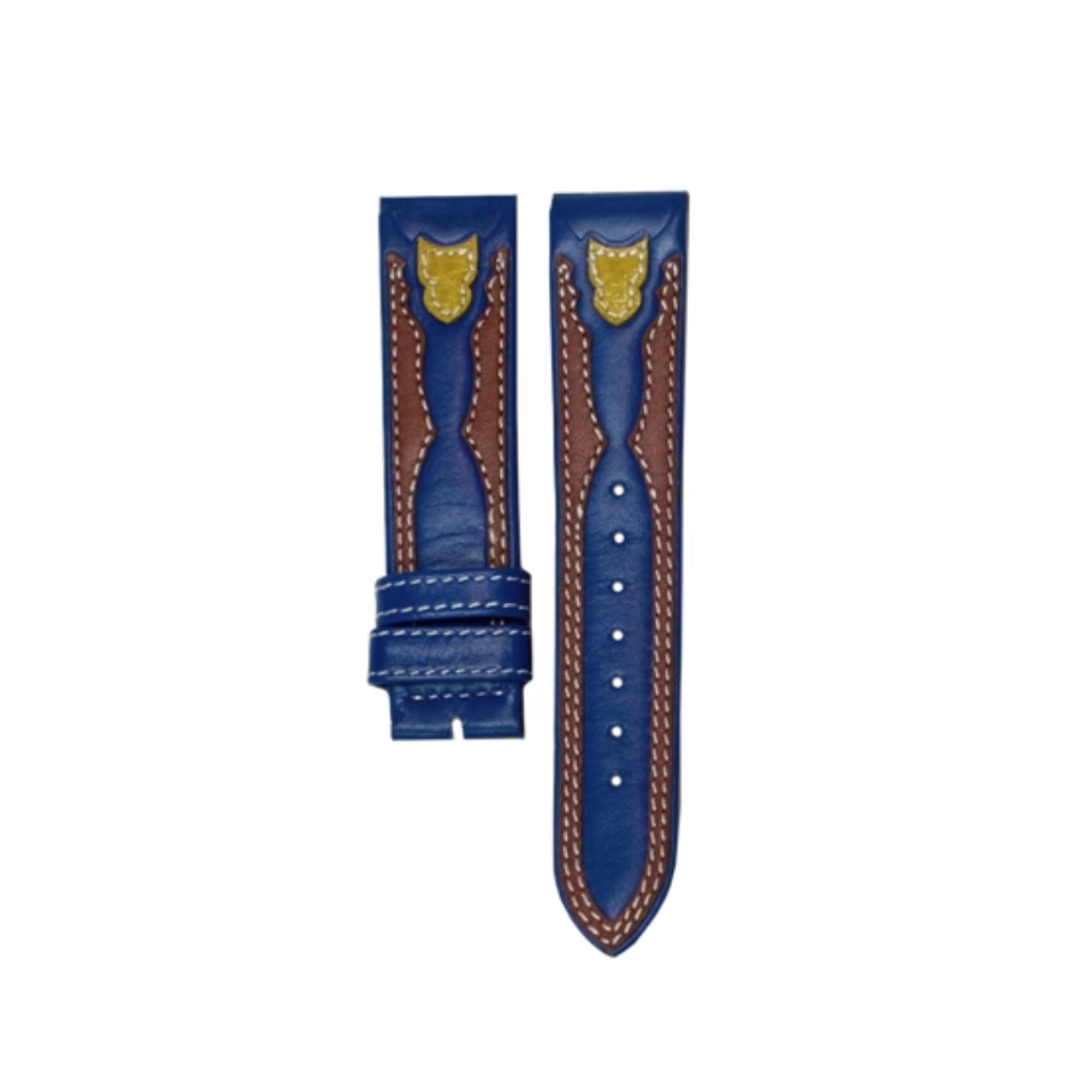 Blue Red Yellow Leather Band