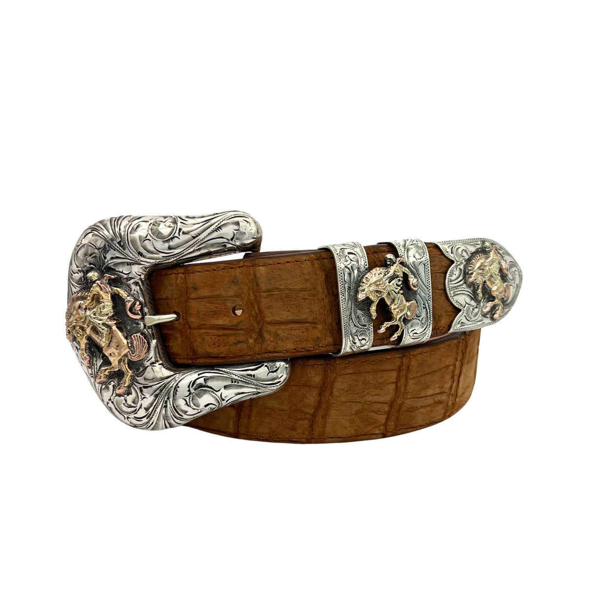 Hank Williams Jr. Bucking Horse Ranger Set – 3-Color Gold