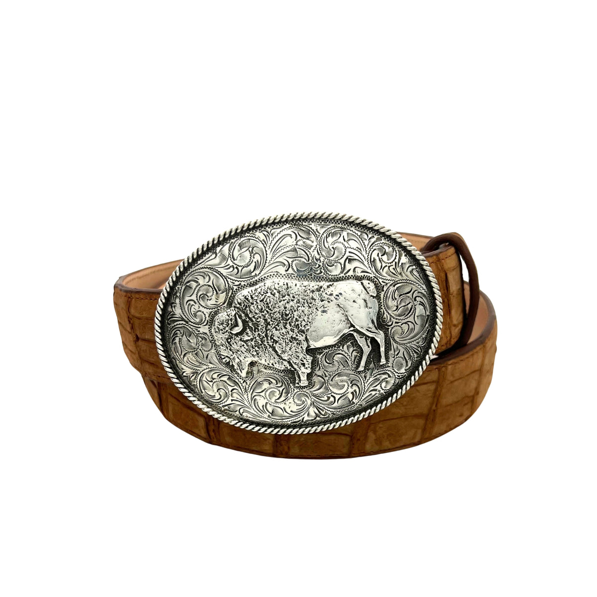 Oval Buffalo – Sterling Silver