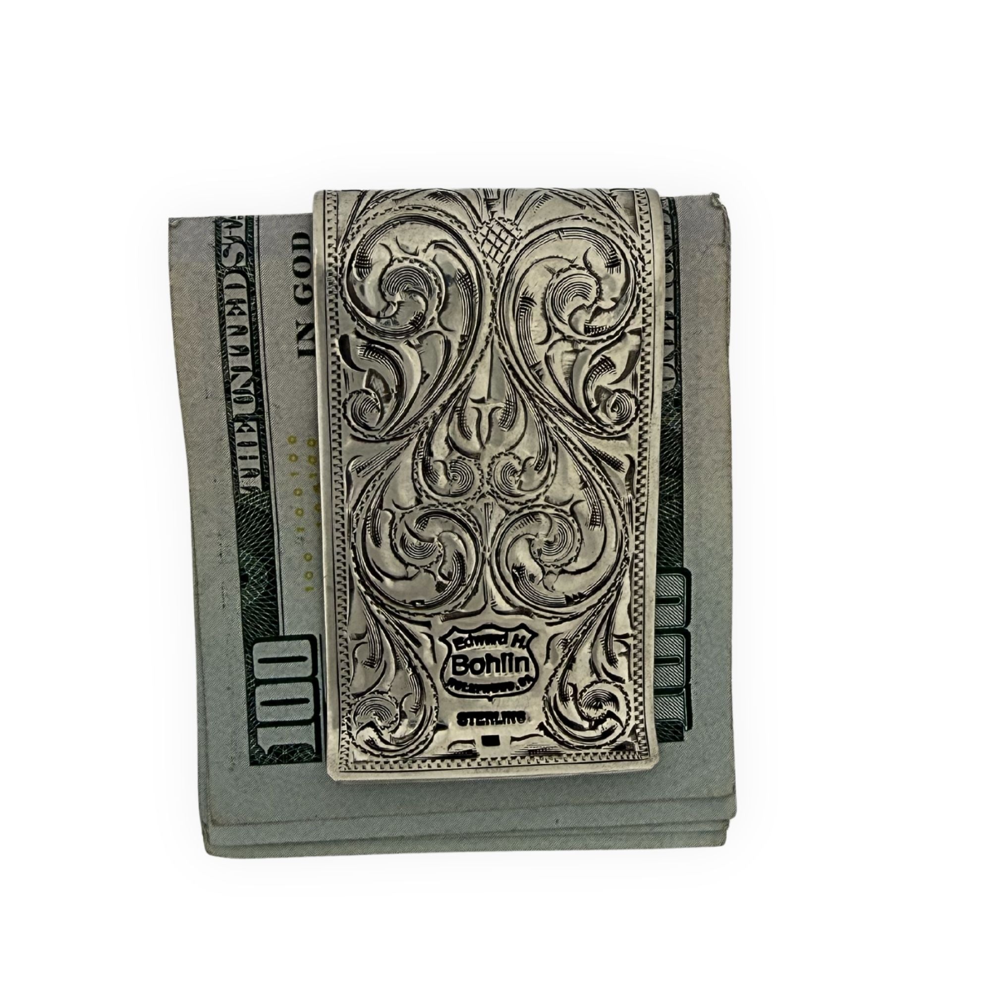 Bucking Horse Money Clip – Three-Color Gold