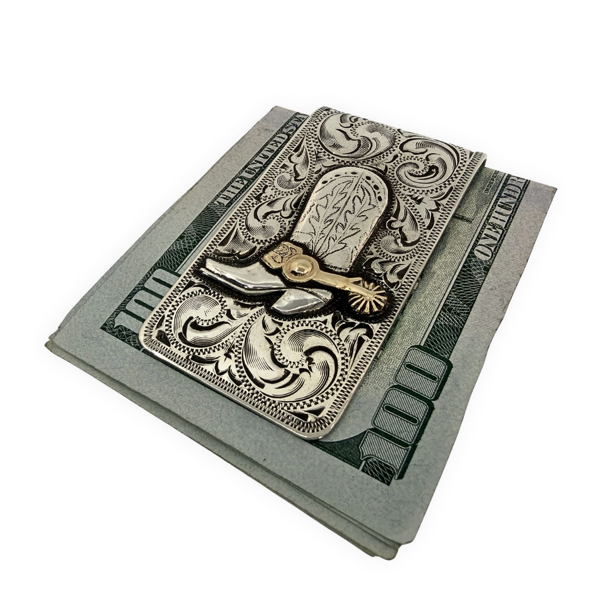 Boot Money Clip - Gold Overlay